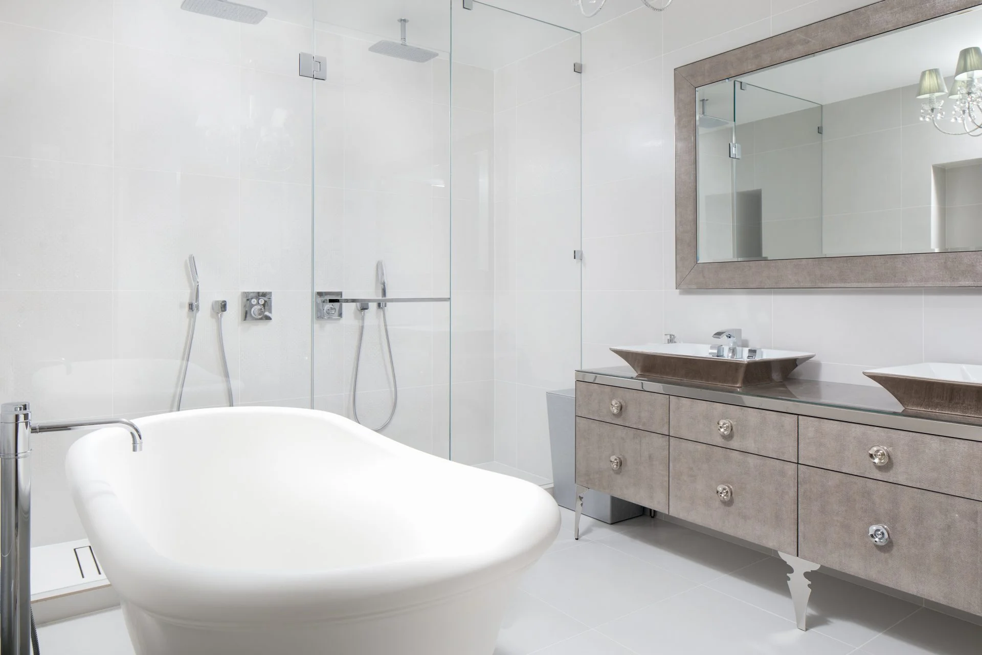 Luxury Bathroom Remodeling project — Central Park West, Manhattan, NY, by Grandeur Hills Group