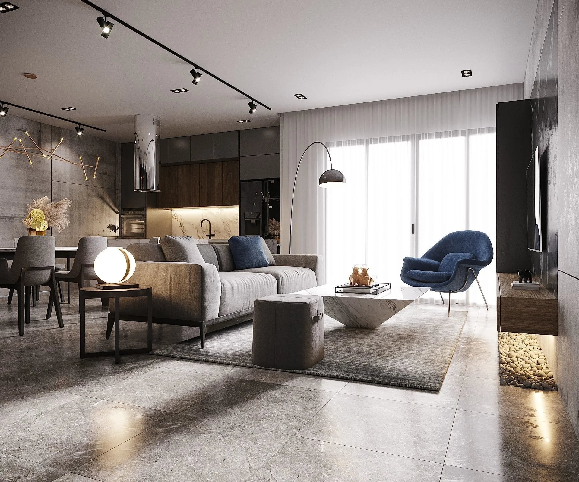 Modern Style Apartment in Manhattan, NY — luxury renovation and interior design by Grandeur Hills Group
